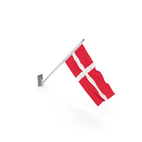 Denmark Wall Flag PNG & PSD Images