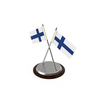 Finland Desk Flag PNG & PSD Images