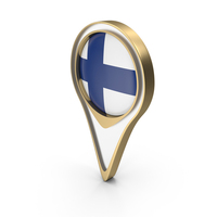 Finland Location Flag Symbol PNG & PSD Images