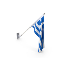 Greece Wall Flag PNG & PSD Images