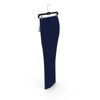 Hanging Pants Navy Blue PNG & PSD Images