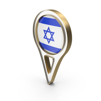 Israel Location Flag Symbol PNG & PSD Images