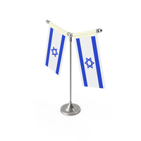 Israel Desk Flag PNG & PSD Images