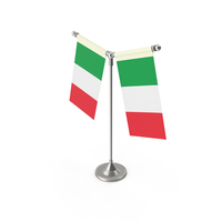 Italy Desk Flag PNG & PSD Images