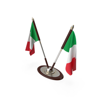 Italy Desk Flag PNG & PSD Images