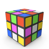 Colorful Rubik's Cube PNG & PSD Images