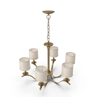 Gaitan 6 Light Shaded Classic Traditional Chandelier PNG & PSD Images