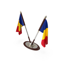 Romania Desk Flag PNG & PSD Images