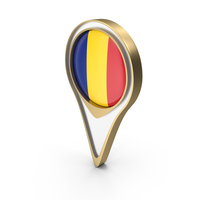 Romania Location Flag PNG & PSD Images
