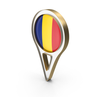 Romania Location Flag Symbol PNG & PSD Images