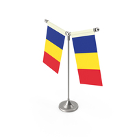Romania Desk Flag PNG & PSD Images