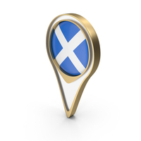 Scotland Location Flag Symbol PNG & PSD Images