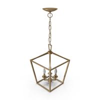 Neuhaus 4 Light Lantern Geometric Pendant PNG & PSD Images