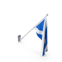 Scotland Wall Flag PNG & PSD Images