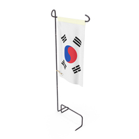 South Korea Garden Flag PNG & PSD Images
