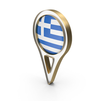 Greece Location Flag Symbol PNG & PSD Images