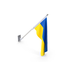 Ukraine Wall Flag PNG & PSD Images