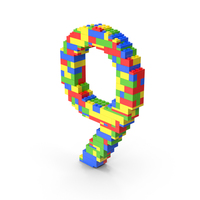 Lego Number 9 PNG & PSD Images