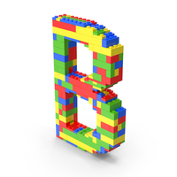 Lego Letter B PNG & PSD Images