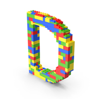 Lego Letter D PNG & PSD Images