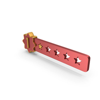 Red & Gold One Star Rating Symbol PNG & PSD Images