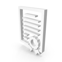 White Certificate Symbol PNG & PSD Images