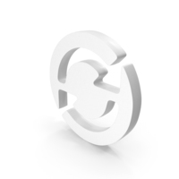 White Round Refresh Symbol PNG & PSD Images