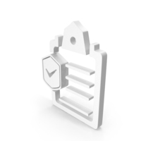 White Report Accept Symbol PNG & PSD Images