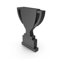 Black Trophy Symbol PNG & PSD Images