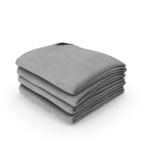 Folded Sweater Round Neck 4 Pile Gray PNG & PSD Images