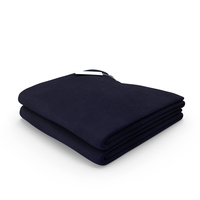 Folded Sweater V Neck 2 Pile Blue PNG & PSD Images