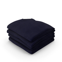 Folded Sweater V Neck 4 Pile Blue PNG & PSD Images