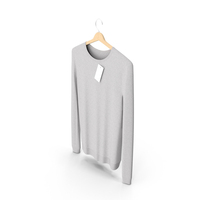Hanging Sweater Round Neck Gray PNG & PSD Images