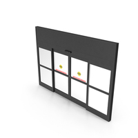 Automatic Retail Sliding Door System PNG & PSD Images