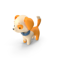 Cartoon Puppy Dog With Apple Dog Tracker Collar PNG & PSD Images