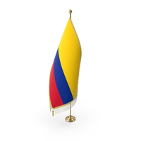 Colombia Desk Flag PNG & PSD Images