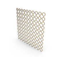 Emblyn Square Metal Wall Mirror PNG & PSD Images