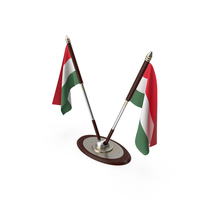 Hungary Desk Flag PNG & PSD Images