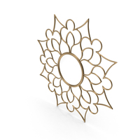 Malick Sunburst Accent Mirror PNG & PSD Images