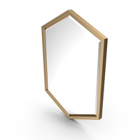 Hexagonal Glam Mirror PNG & PSD Images