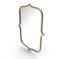 Metal Glam Accent Mirror PNG & PSD Images