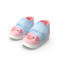 Cute Pig Kids Shoes PNG & PSD Images