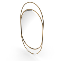 Mirror In A Gold Frame PNG & PSD Images