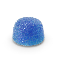 Blue Circular Sugar Gumdrop PNG & PSD Images