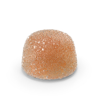 Sugar Gumdrop Orange PNG & PSD Images
