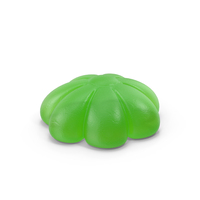 Green Flower Gumdrop PNG & PSD Images
