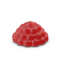 Red Raspberry Gumdrop PNG & PSD Images