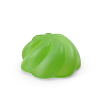 Green Spiral Gumdrop PNG & PSD Images