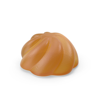 Spiral Gumdrop Orange PNG & PSD Images