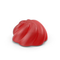 Red Spiral Gumdrop PNG & PSD Images